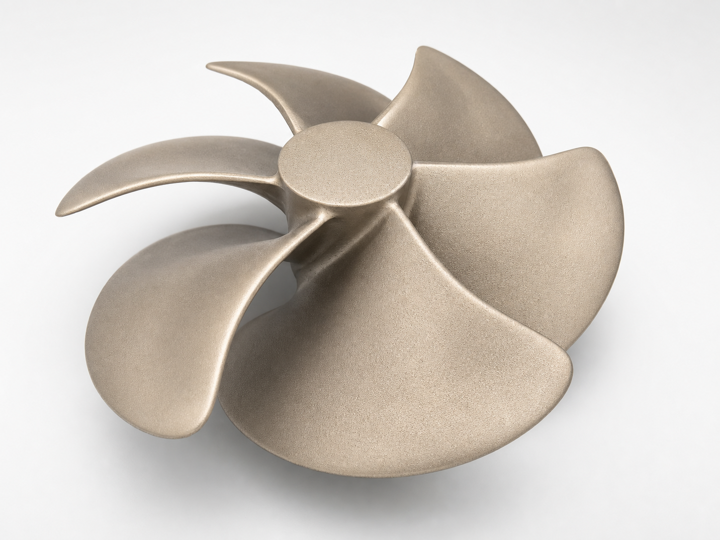 Open impeller with visible blade arrangement