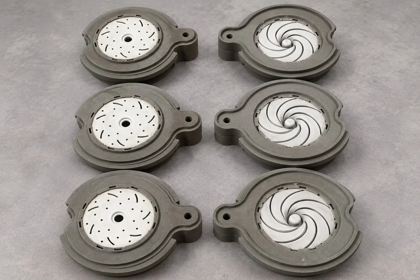 Multiple sand core and 3D sand printed mould assemblies