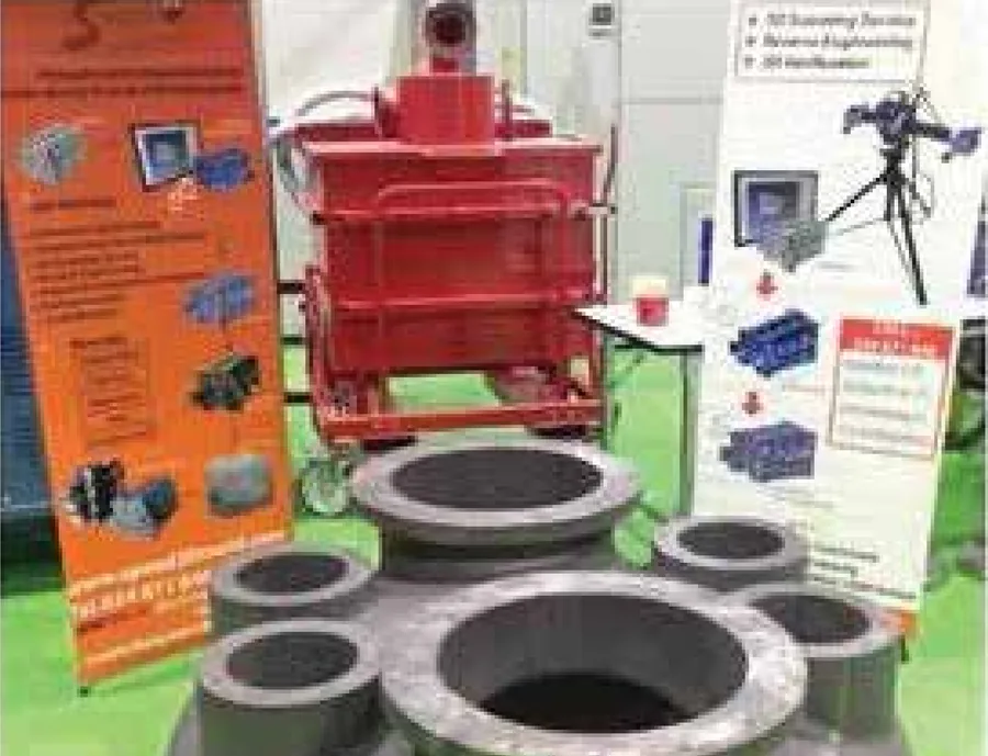Replacement end-cover castings shown alongside other castings in the published article.