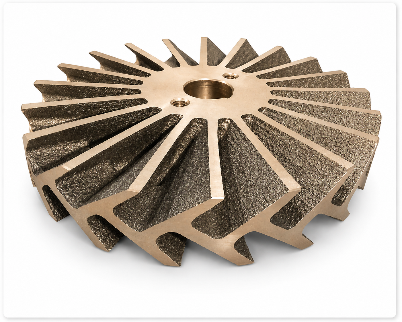 Precision cast rotor component
